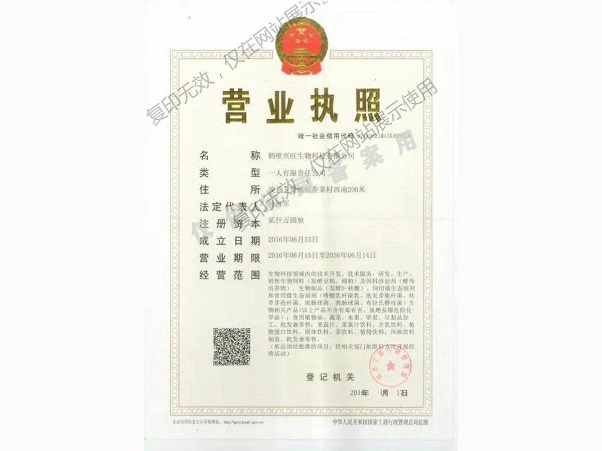 營業(yè)執(zhí)照